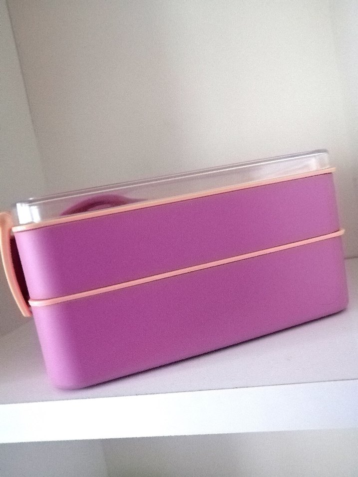 Pembe Pastel Saklama Kabı Beslenme Seti - Görsel 2