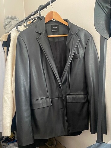 Bershka Bershka deri blazer