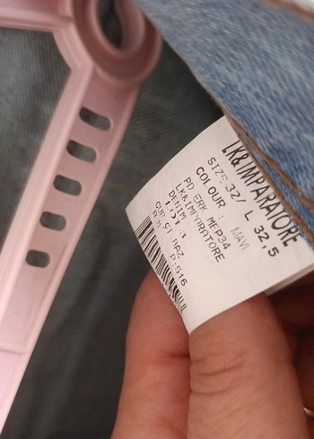 Mavi Loose Fit Kısa Boy Denim Pantolon - Görsel 3