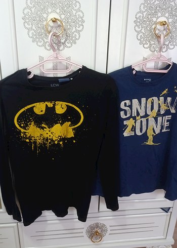 Mavi Baskılı Erkek Sweatshirt - Görsel 2