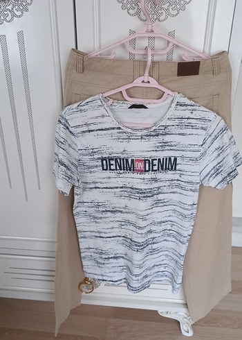 Bej Pamuklu Rahat Kesim Erkek Pantolon - Görsel 5