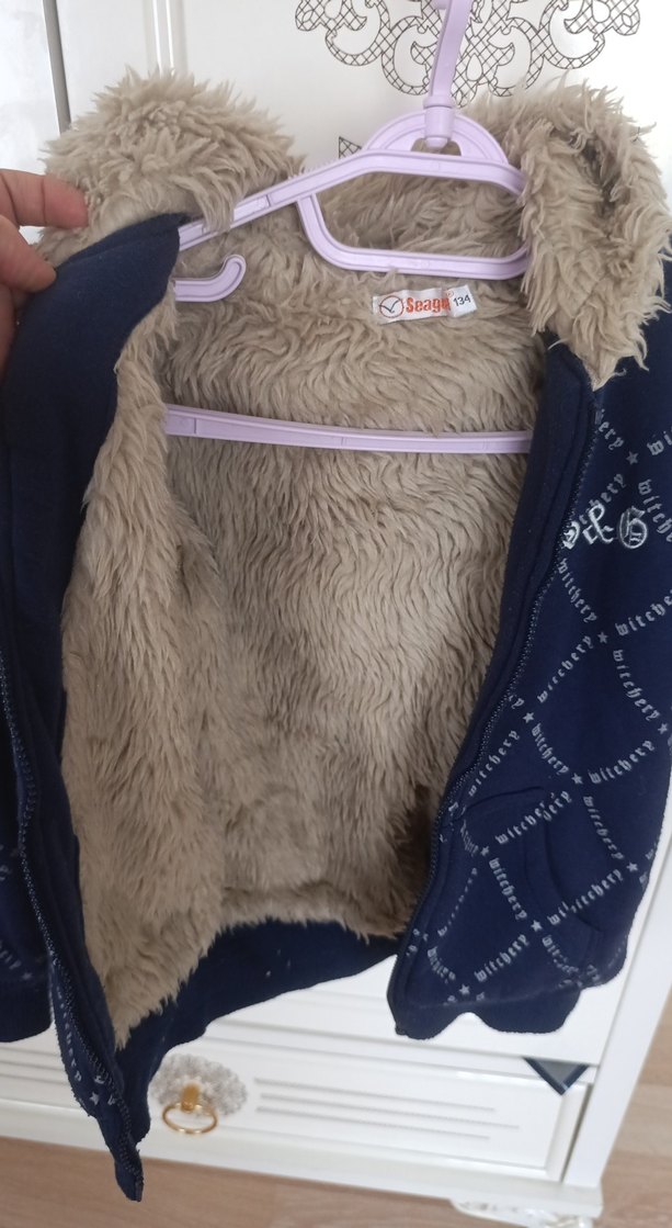 Kapüşonlu Kürklü Erkek Çocuk Mont - Görsel 2