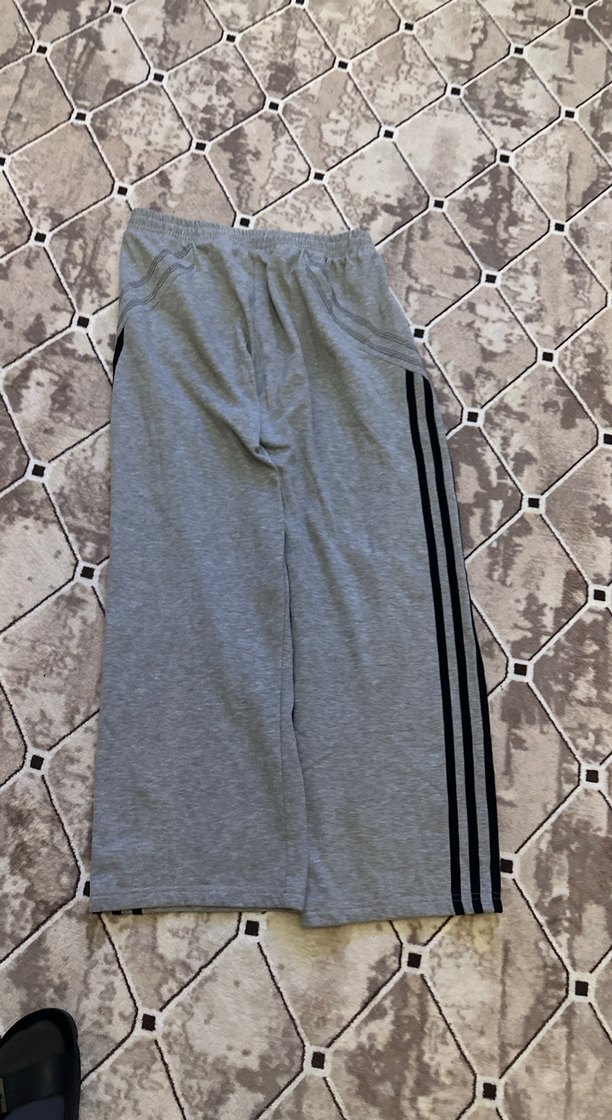 Gri Adidas Erkek Spor Eşofman Altı boy 95 bel 40 - Görsel 3