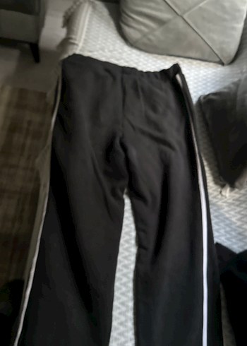 Erkek Siyah Bol Kesim  boy 100 Eşofman Altı lxx ip - Görsel 5