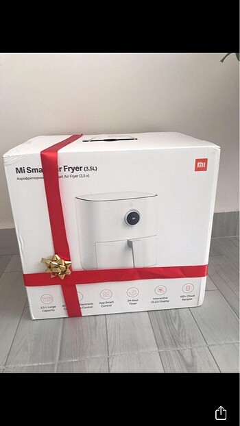 Sıfır kutulu ve faturalı Xiaomi Mi Akıllı Hava Fritözü 3.5L
