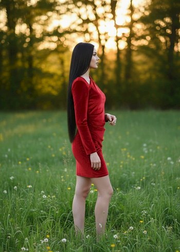 Bordo Drapeli Uzun Kollu Midi Elbise - Görsel 2