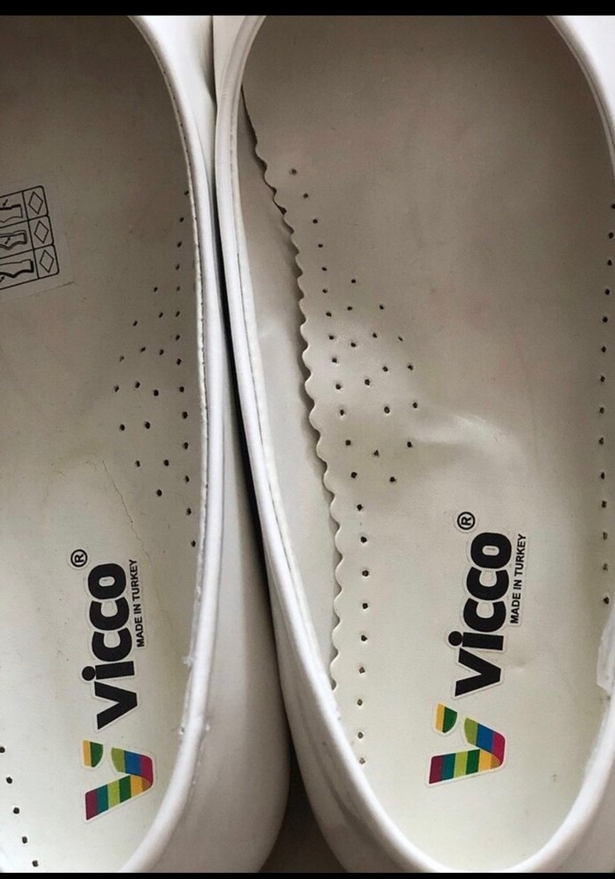 Vicco Beyaz Dolgu Topuklu çoçuk Babet - Görsel 5