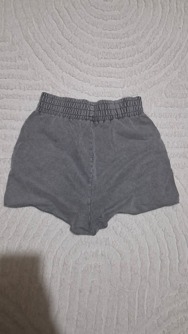 Mini antrasit renk şort - Görsel 2