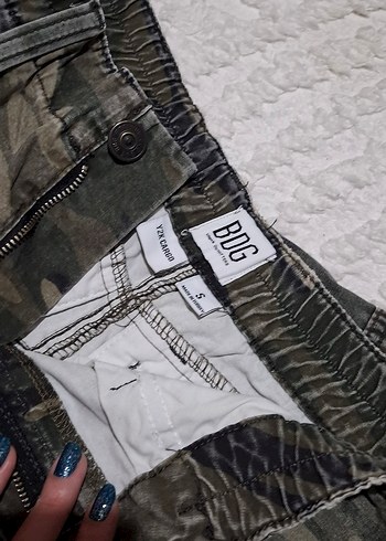 Kamuflaj Desen y2k bdg Kargo Pantolon - Görsel 3