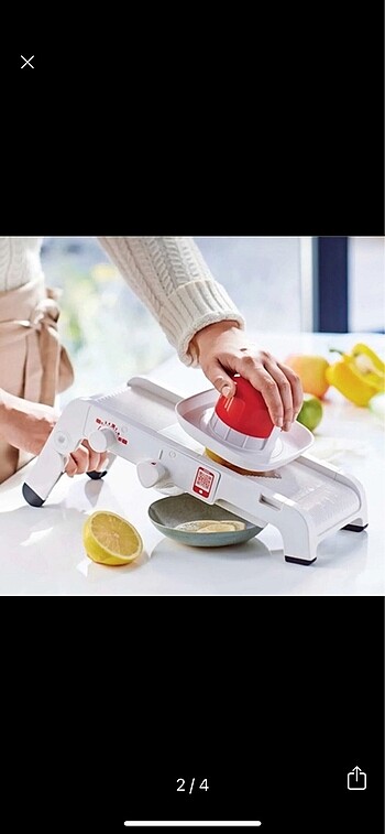 Beden Tupperware doğrayıcı