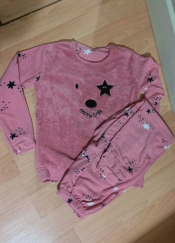 s Beden Peluş pijama takımı
