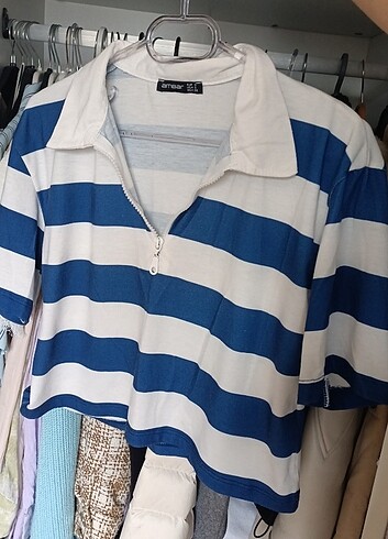 Crop bluz t-shirt 