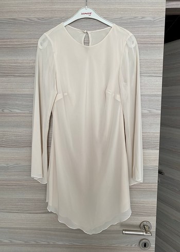 Şifon bej tunik