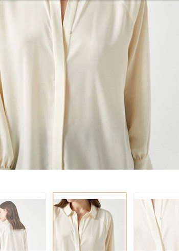 Koton saten gömlek - Görsel 4