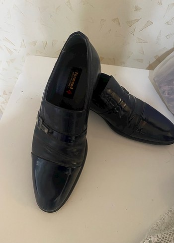 Erkek koyu lacivert Klasik ayakkabı - Görsel 2