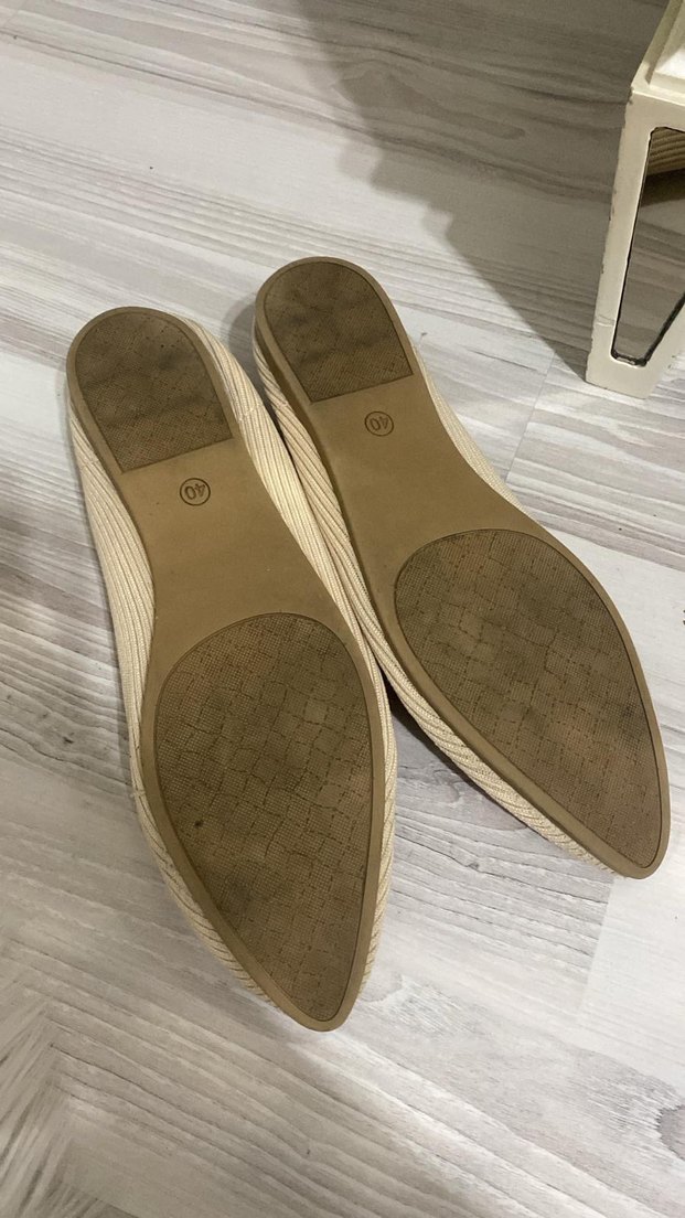 Bej Kadın  Pliseli Babet - Görsel 3