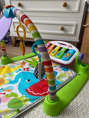  Fisher price eğitici sesli ışıklı oyun halısı
