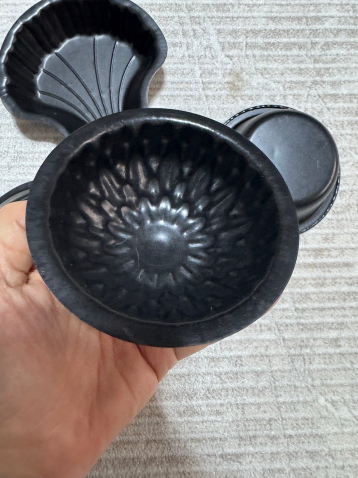 Siyah Kek Kalıpları Seti 4'lü - Görsel 5