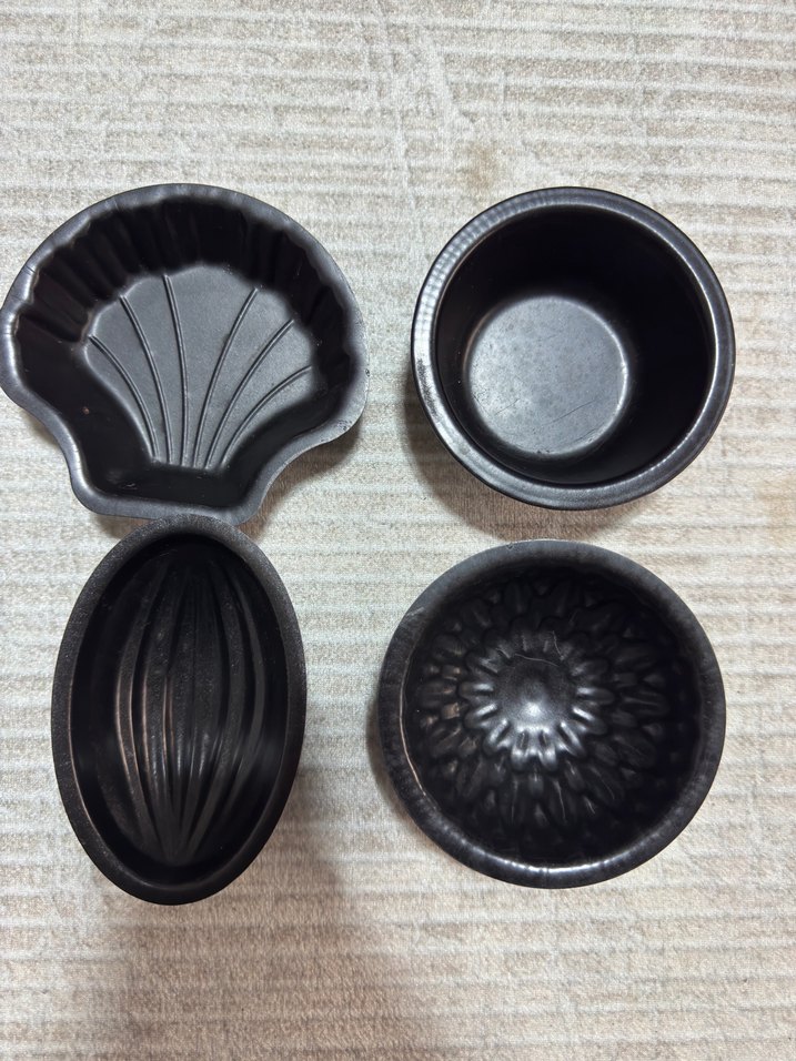 Siyah Kek Kalıpları Seti 4'lü - Görsel 2