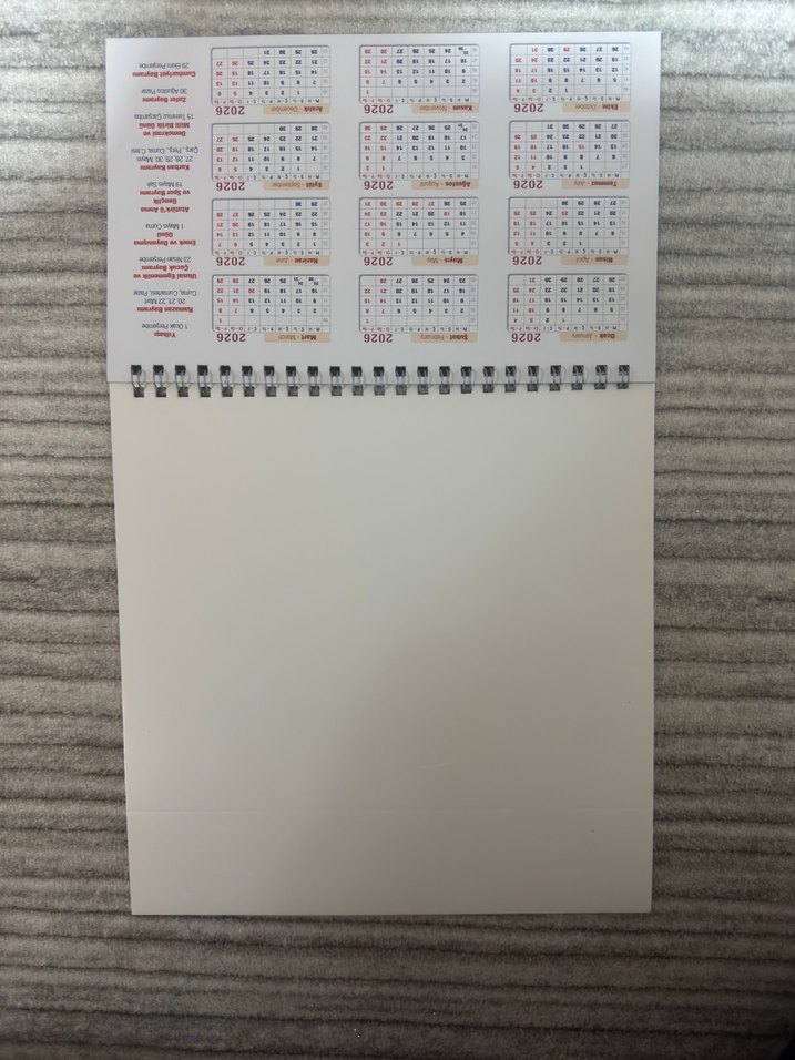 2026 masaüstü takvim - Görsel 3