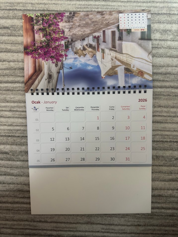 2026 masaüstü takvim - Görsel 2
