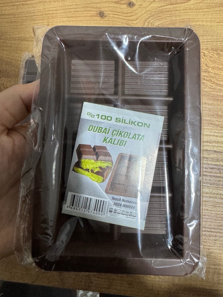 Silikon Dubai Çikolata Kalıbı - Görsel 3