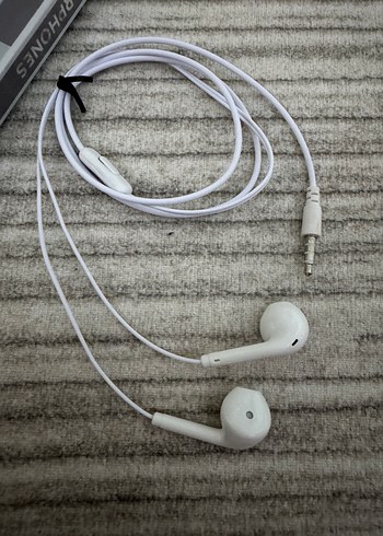 Beyaz Stereo kablolu Kulaklık - Görsel 4