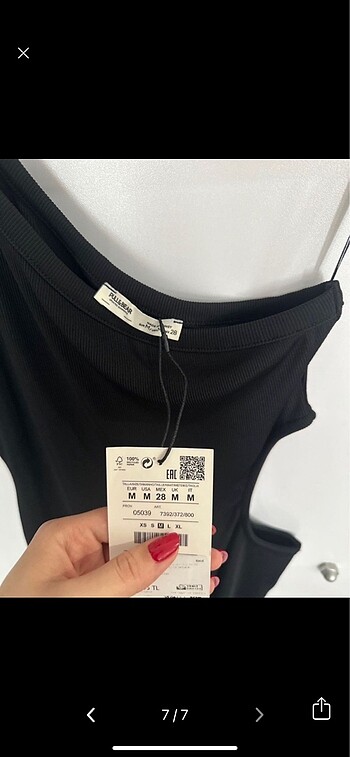 m Beden Pull and bear elbise
