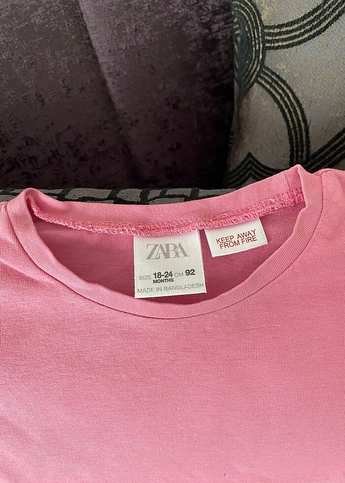 Zara kız çocuk tişört - Görsel 2