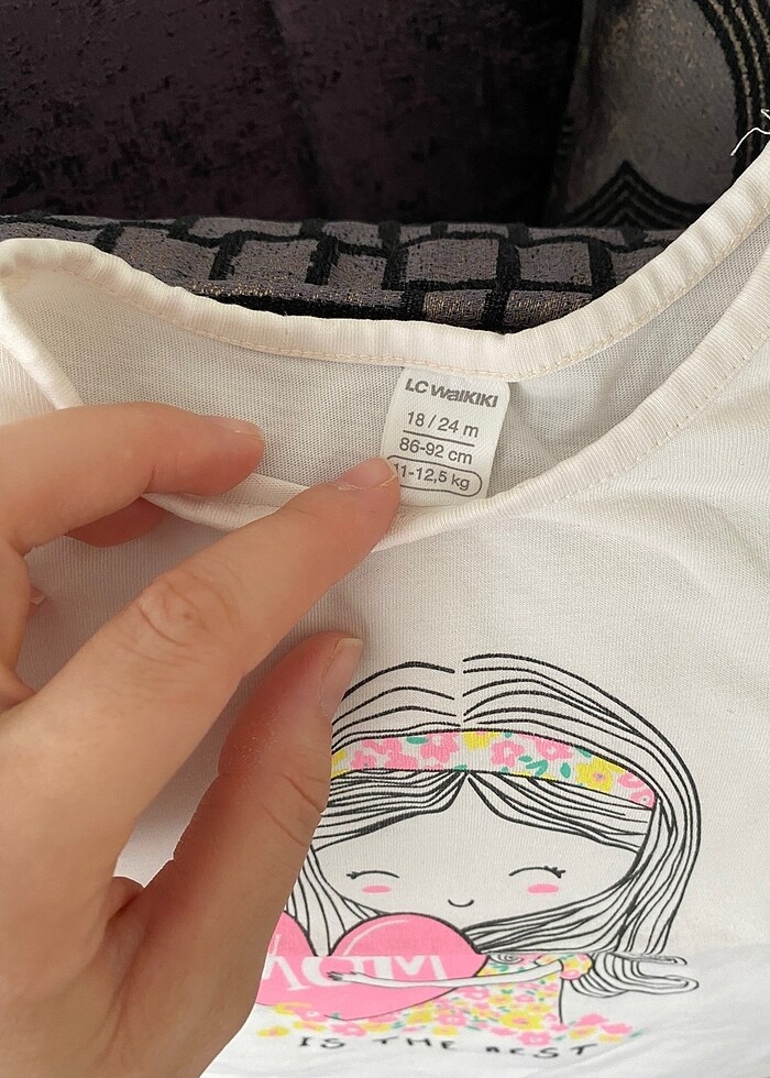 Lcw kız çocuk tişört - Görsel 2