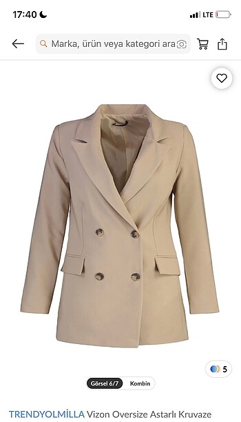 Blazer ceket