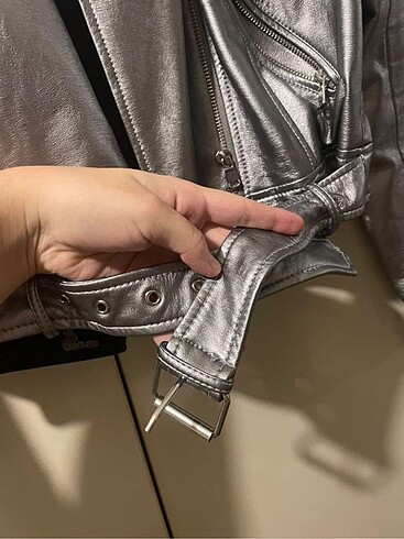 m Beden biker deri ceket