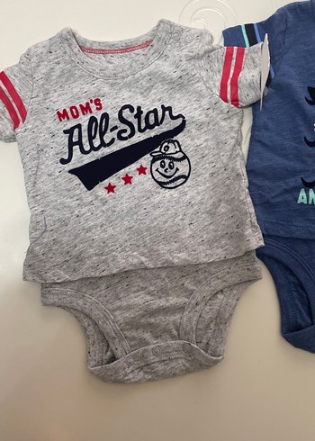 Kısa Kollu Erkek Bebek Çıtçıtlı Body Seti - Görsel 2