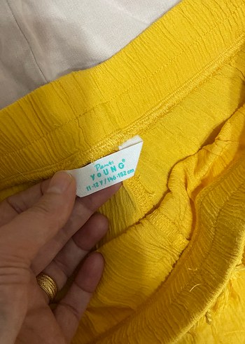 Renkli Pamuklu Püsküllü Bohem Şortlar - Görsel 4