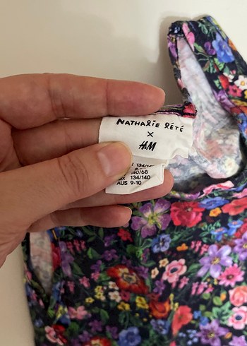 Çiçek Desenli Renkli Kız Elbisesi - Görsel 4