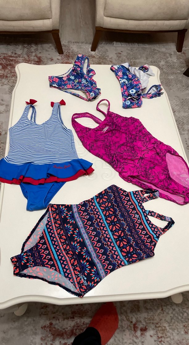 Renkli Kız Çocuk Mayo ve Bikini Setleri - Görsel 2