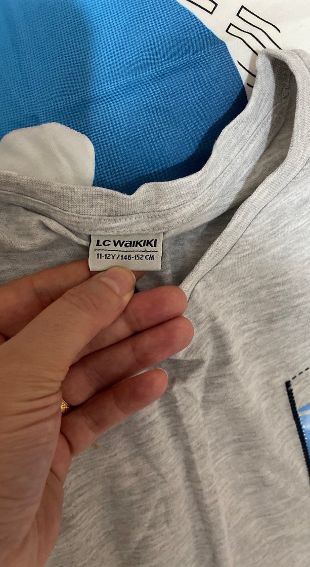 Gri Baskılı Erkek Çocuk Kolsuz Tişört - Görsel 4