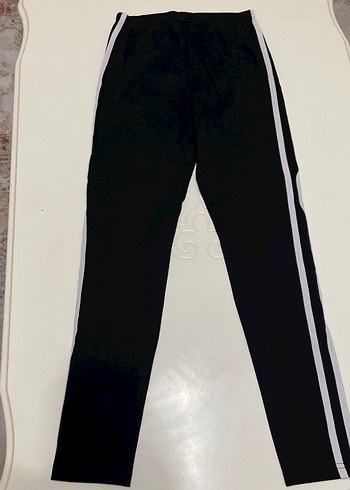 Siyah Çizgili Kadın Eşofman Altı - Görsel 2