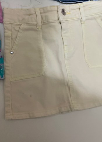 Kız Çocuk Mavi Denim Düğmeli Ceket - Görsel 3