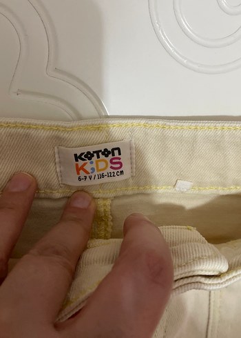 Kız Çocuk Mavi Denim Düğmeli Ceket - Görsel 4