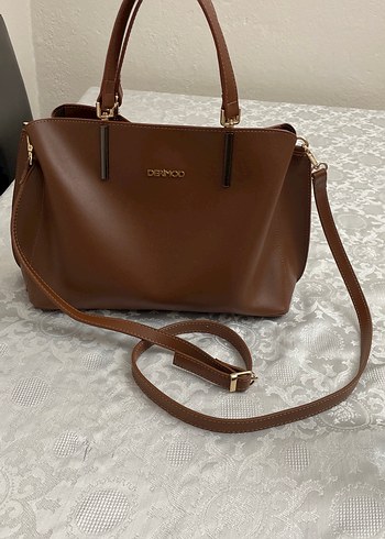 DERMOD Kahverengi Deri Kadın Çanta - Görsel 2
