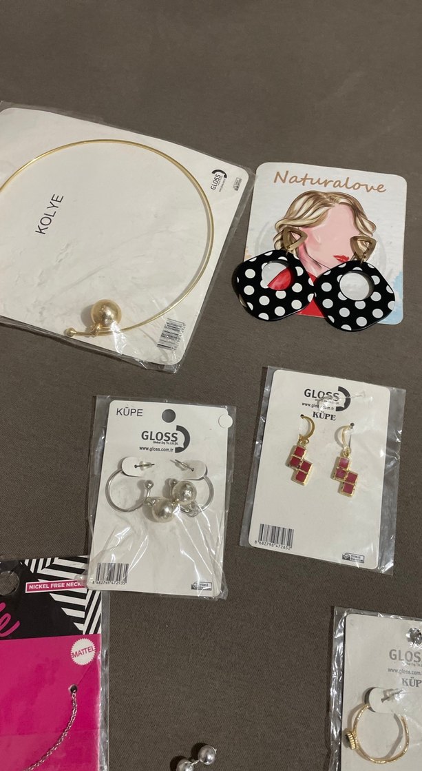 Altın Renkli Boncuklu çocuk Takı Seti - Görsel 4