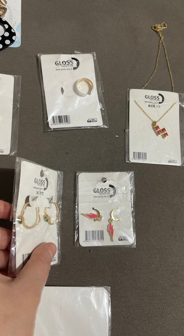 Altın Renkli Boncuklu çocuk Takı Seti - Görsel 3