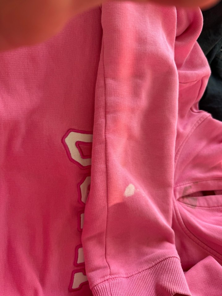 Pembe USPA Kapüşonlu Spor Sweatshirt - Görsel 3
