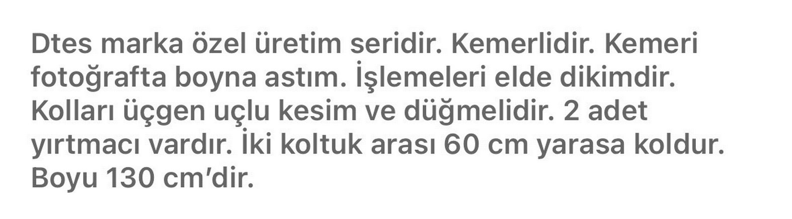 Bej Uzun Kollu Salaş Elbise - Görsel 5