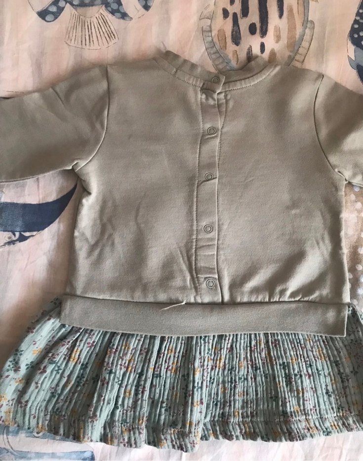 Kız Çocuk Gri Salaş Sweatshirt - Görsel 3