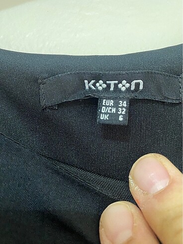 34 Beden Koton Elbise