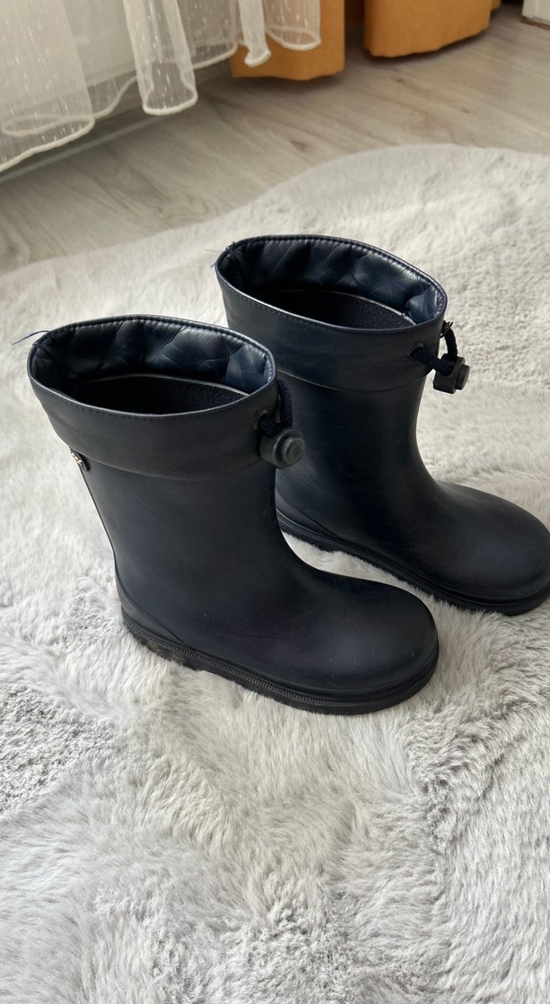 Mavi Erkek Çocuk Lastik Botlar - Görsel 2