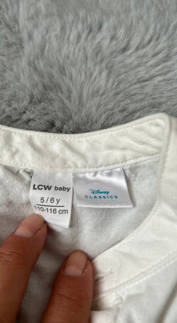 Erkek Çocuk Beyaz Kısa Kollu Baskılı Gömlek - Görsel 4