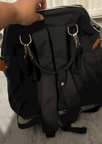 Siyah Baskılı Bebek Bakım Çantası - Görsel 6